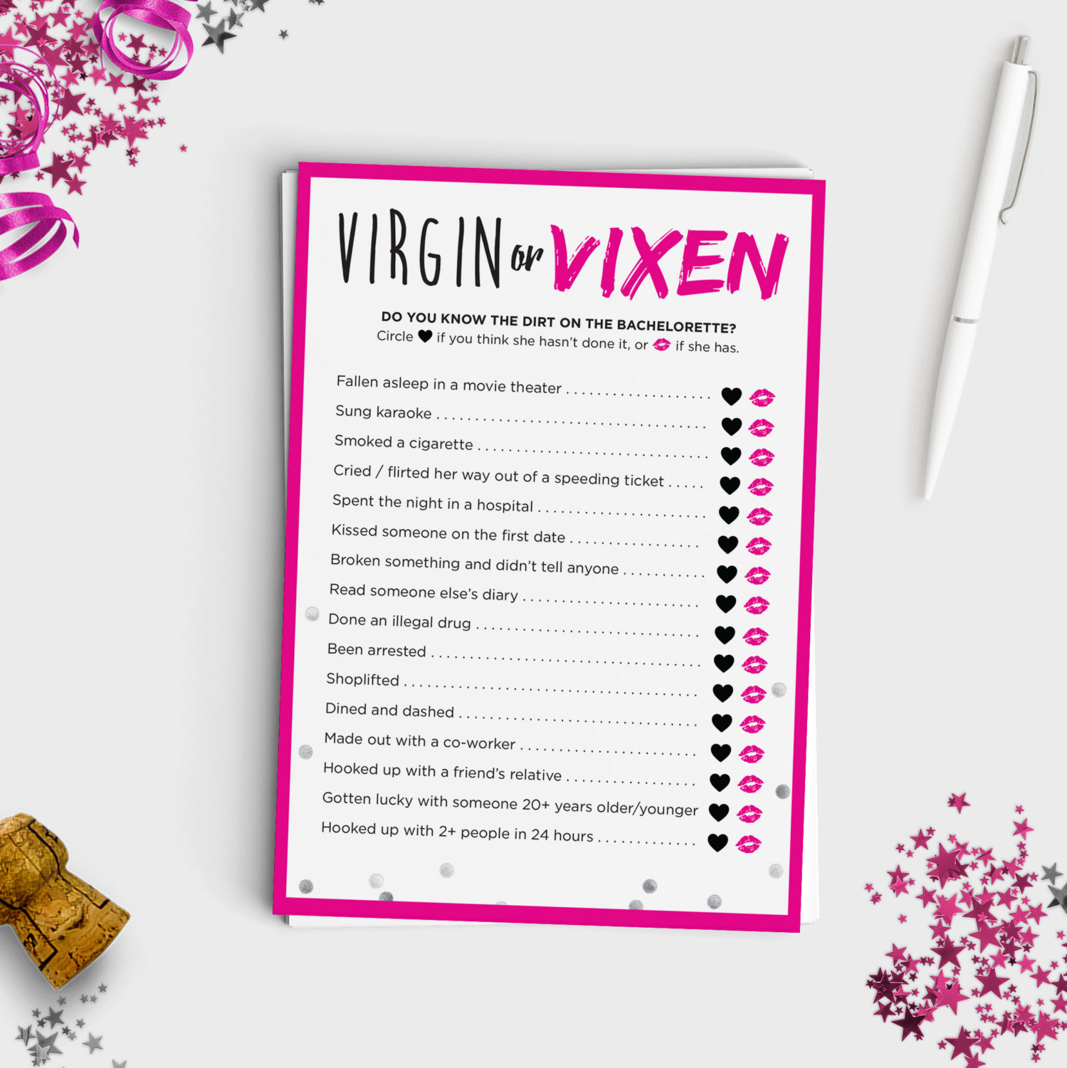Fun R-Rated Adult Bachelorette Game 