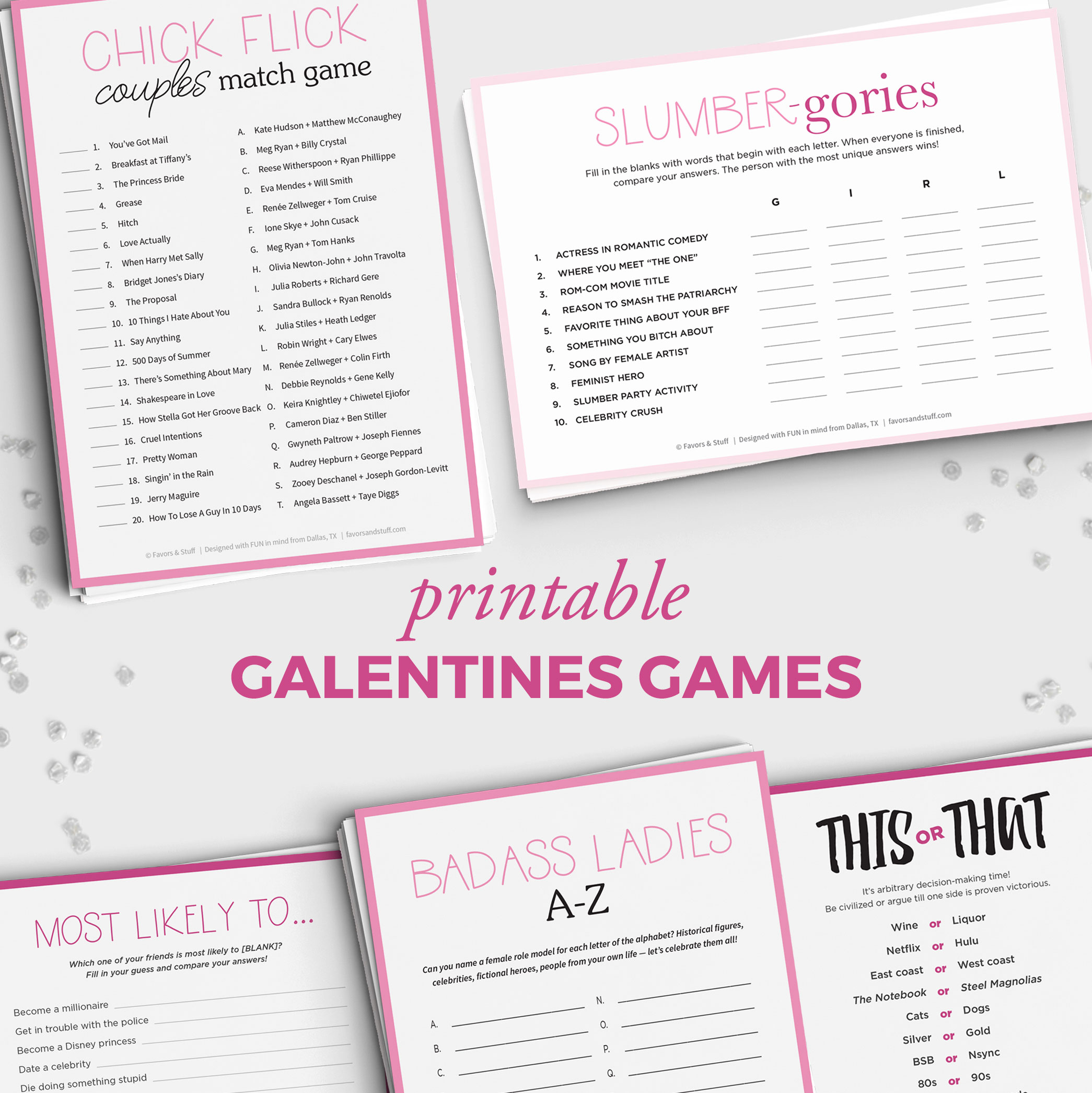 Galentines - Celebrating Women and Female Friendships | Favors & Stuff2090 x 2092